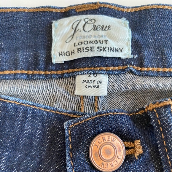 JCrew Denim- Lookout High Rise Skinny - Picture 2 of 5
